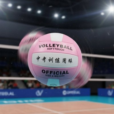Piłka do siatkówki rozmiar 5 lekka plażowa halowa różowa