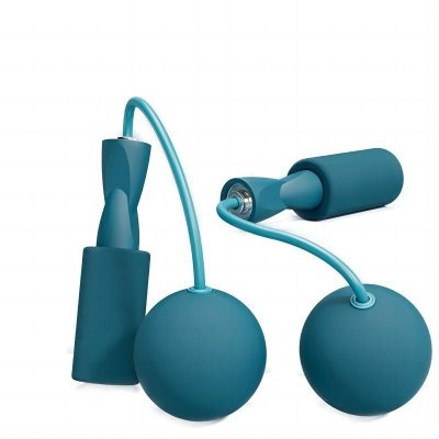 Skakanka bezprzewodowa bez linki z piłeczkami blue