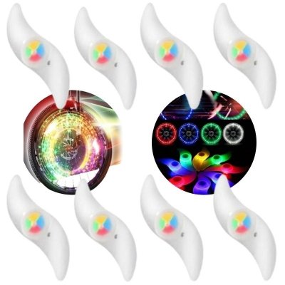 lampki led na koła rowerowe 8 sztuk