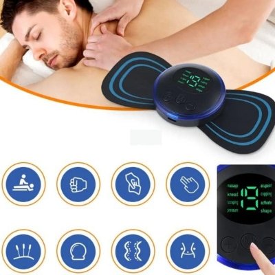 Mini masażer EMS karku, mięśni brzucha, elektroterapia
