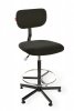 Krzesło laboratoryjne Black 01 H RING RKW-13