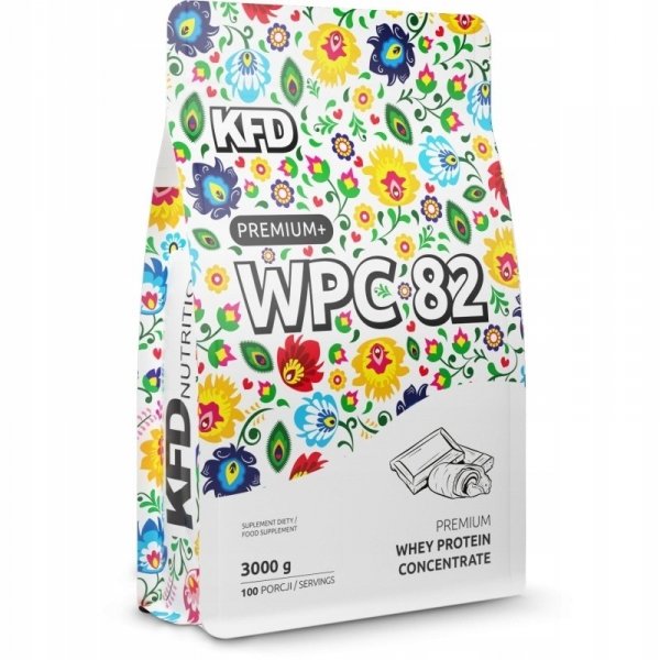Białko  KFD Premium WPC 82 3000g Biała Czekolada