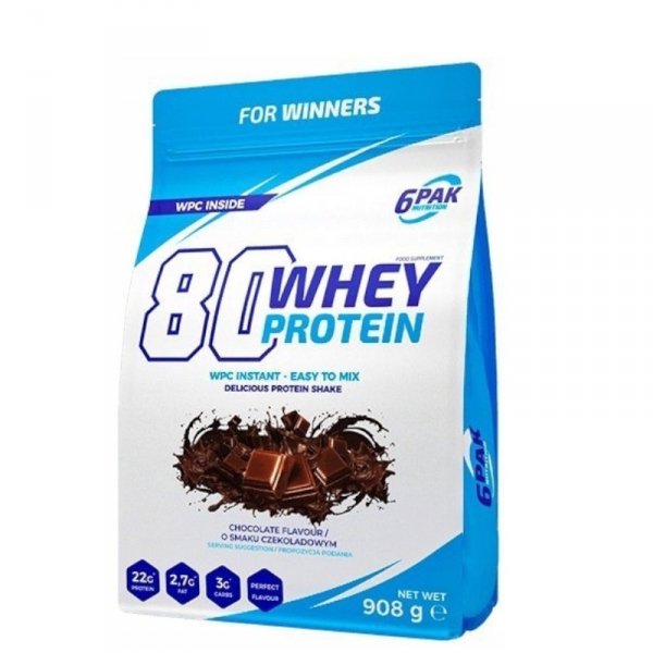 6Pak 80 Whey Protein 908 g Czekolada