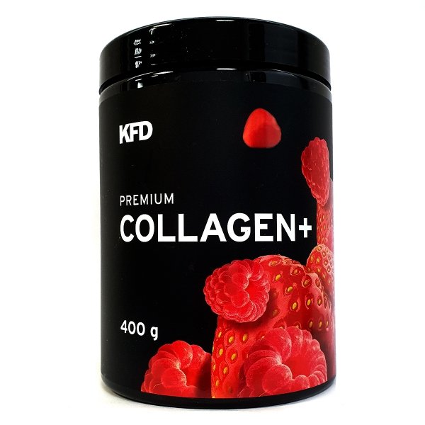 KFD Premium Collagen+ 400g truskawkowo-malinowy