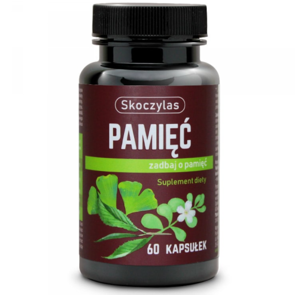 Pamięć Skoczylas 60 kaps. Miłorząb Bakopa L-Teanina