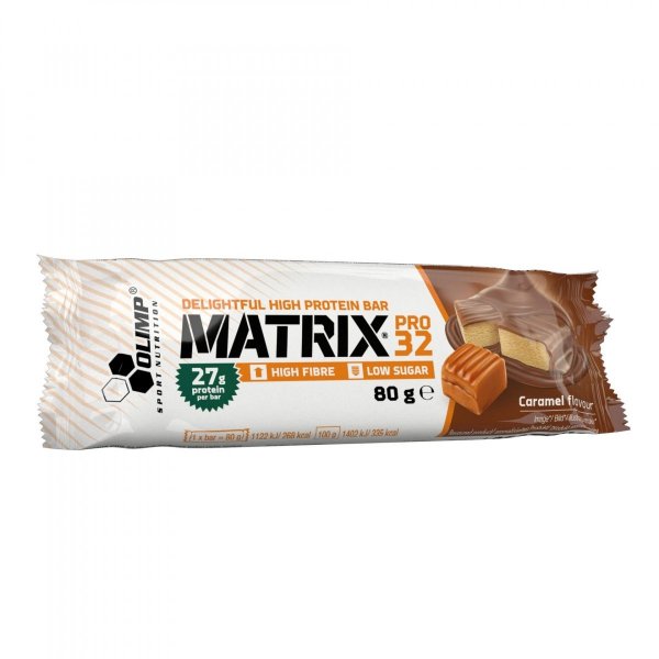 Olimp Matrix Pro 32 Baton 80g Karmel