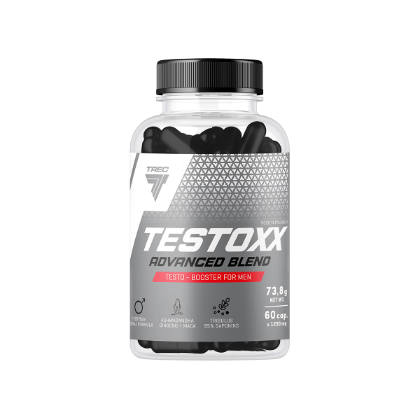 TESTOXX – ziołowy booster testosteronu Trec 60 kaps.