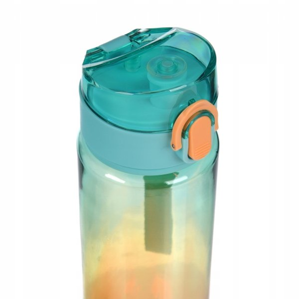 Casno Butelka Tritanowa na Wodę 560ml Zielono-Pomarańczowa Bidon BPA freeCasno Butelka Tritanowa na Wodę 560ml Zielono-Pomarańczowa 3