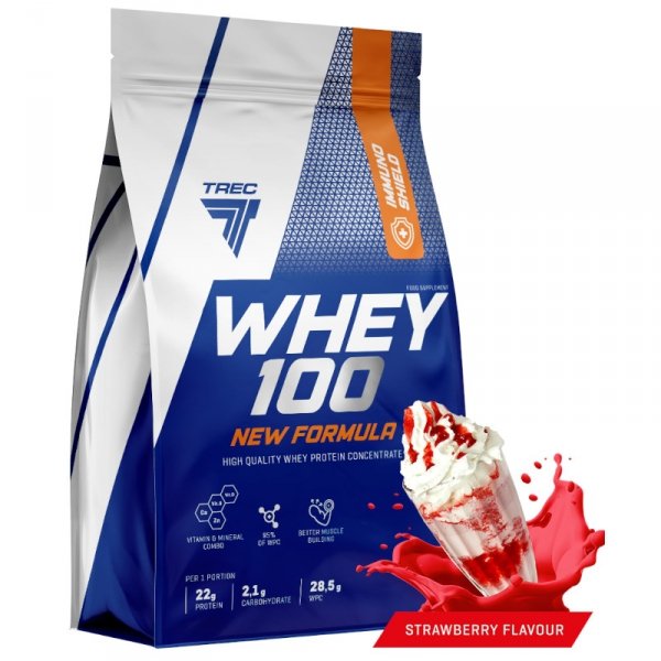 Trec Whey 100 New Formula 700g Truskawka