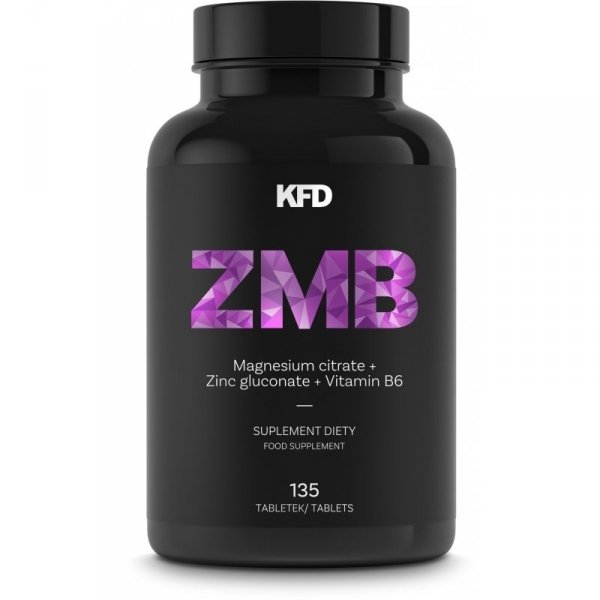 KFD Mg+Zn+B6 ZMA/ZMB 135 tabletek