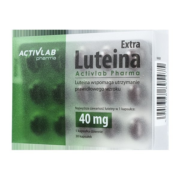 Luteina Extra 30 kaps. Activlab ZDROWE OCZY