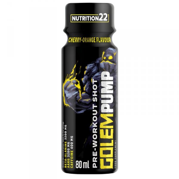 Shot Przedtreningowy Golem Pump 80 ml Nutrition22