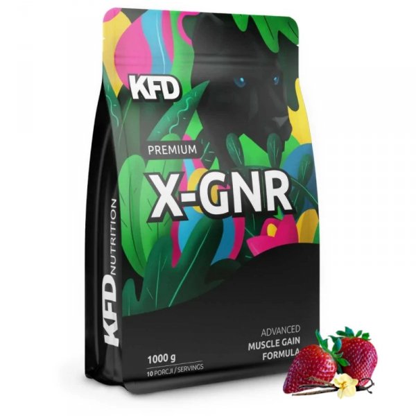 X-Gainer KFD 1000 g Waniliowo-Truskawkowy