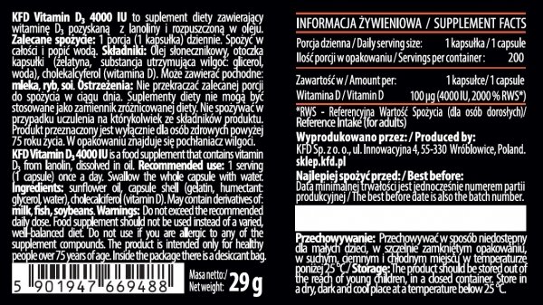 Informacja żywieniowa