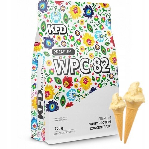 Białko KFD Premium WPC 82 700 g Lody Tradycyjne