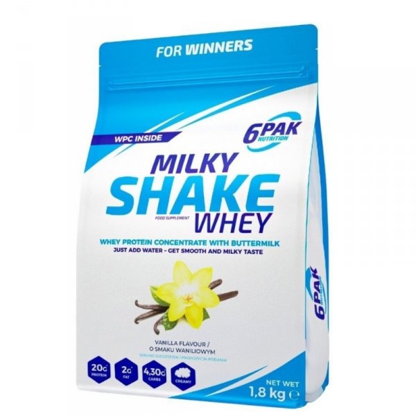 Białko 6PAK Milky Shake Whey 1800g Wanilia