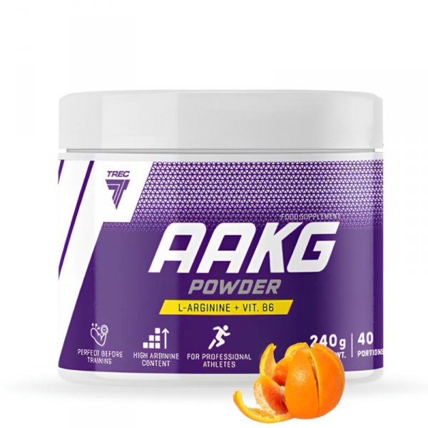 AAKG Powder Trec 240g Pomarańcza