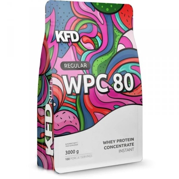 KFD Regular+ WPC 80 3000g Karmelowo - Mleczny