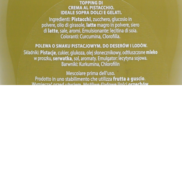 Polewa Pistacjowa 400g Sycylia  Gusto&amp;Buon Gusto