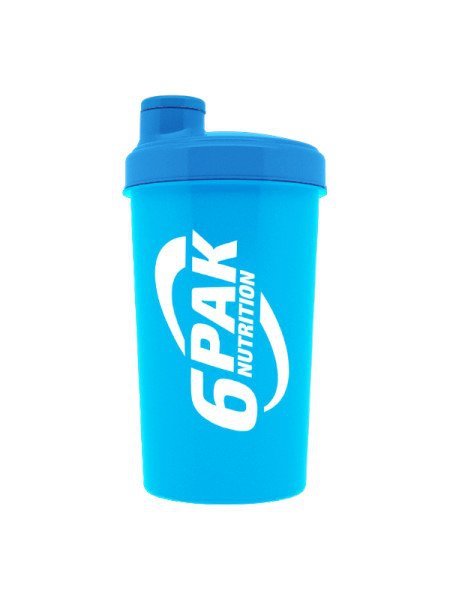 6PAK Nutrition Shaker TRAIN EAT SLEEP REPEAT Neon Blue - 700ml -2