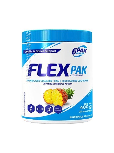 6PAK Flex Pak 400g Ananas