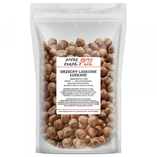 Orzechy Laskowe 200g Łuskane K&amp;L Food 
