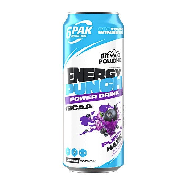 6Pak Energy Punch 250ml Jagody Acai Napój Energetyczny
