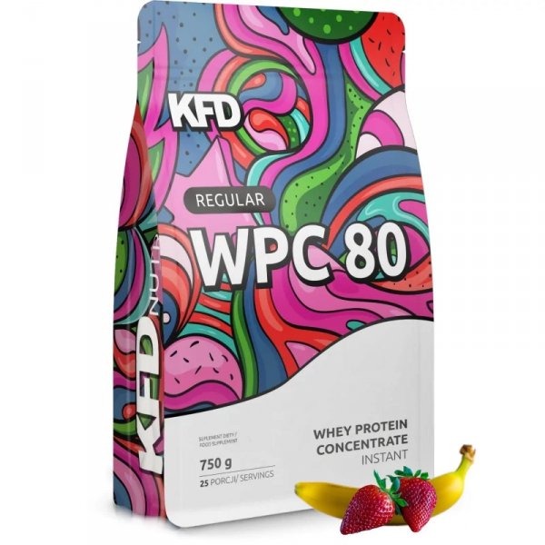 KFD Regular WPC 80 750 g Banan-Truskawka