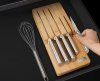 JJ-Zestaw 5 noży w bamb. organizerze Elevate Steel