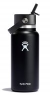 Hydro flask Butelka 32oz Wide Mouth Flex Straw Cap Black