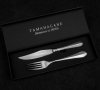 Tamahagane Nóż + widelec do steków