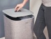 JJ-Kosz podwójny na pranie 60 l Tota, szary