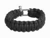 Bransoletka BCB paracord czarna