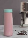 Lund London Kubek podróżny 350ml różowy/mięta, Travel
