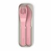 Monbento Sztućce podróżne Pocket Color, Pink Blush