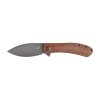 Nóż składany Trollsky Knives Mandu brązowy Micarta