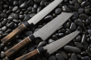 Nóż kuchenny Suncraft SENZO BLACK Santoku small 143 mm