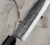 Hideo Kitaoka Shirogami Black Oktagon Nóż Miroshi Deba 21cm