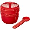 Pojemnik Na Sól Z łyżeczką 9 Cm, Czerwony Storage Staub