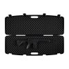 Kufer na bron Megaline czarny 118x35x11cm klamry