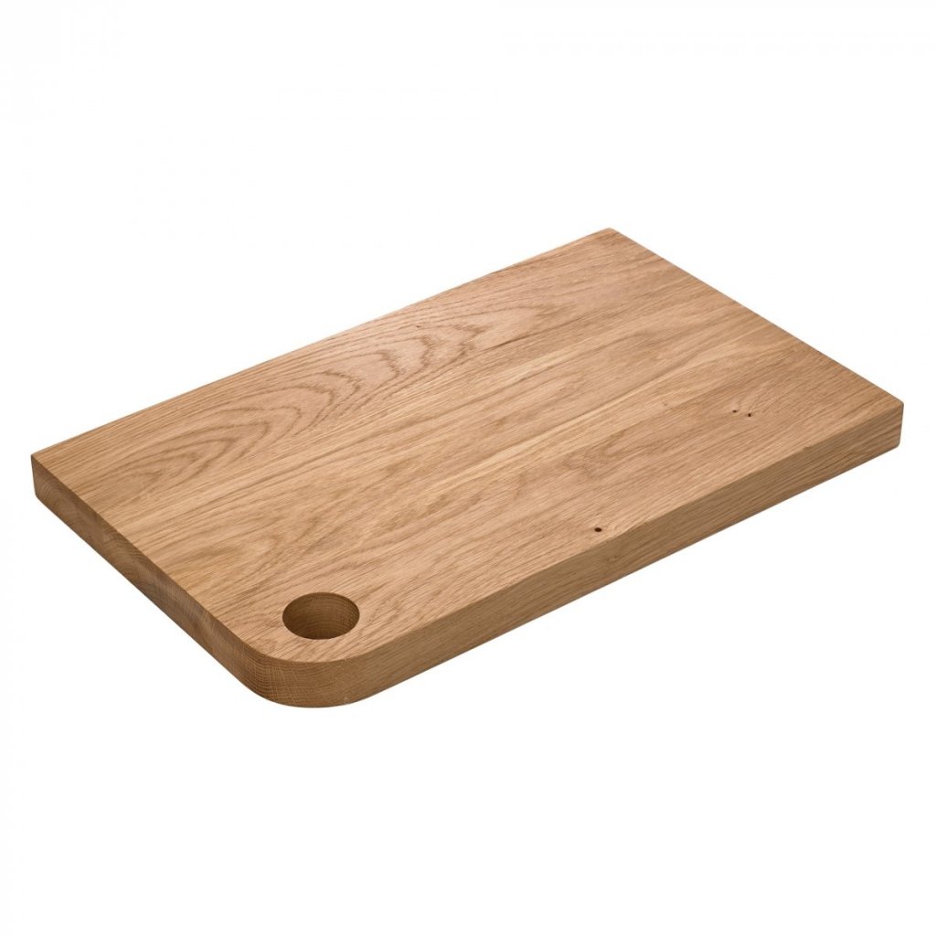 Deska dębowa z otworem 38x23,5x3 cm