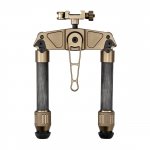 Bipod karbonowy Linko Gear HB-C03 na picatinny brązowy