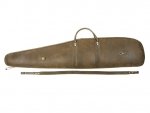 Pokrowiec skórzany na broń FSL1D - 127x28x6 cm brąz