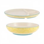 TYP-Zestaw miska + talerz Yellow World Foods
