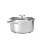 Garnek z pokrywką 3-warstwowy, stalowy - 3,1l / KitchenAid