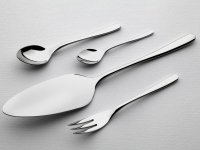 Gerlach Sztućce Muza - komplet widelczyków do ciast 6 szt., wysoki połysk