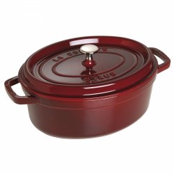 Garnek żeliwny Owalny 3.2l Grenadynowy La Cocotte Staub