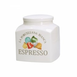 Pojemnik Na Kapsułki Do Espresso 1.8l Conserva La Porcellana Bianca