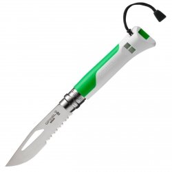 Nóż składany Opinel No.8 Outdoor Fluo Green (002319)