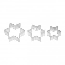 Foremki do wykrawania GWIAZDKI 4.5/5.5/6.5 cm